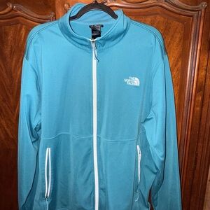 The North Face Teal Full Zip Jacket - XXL